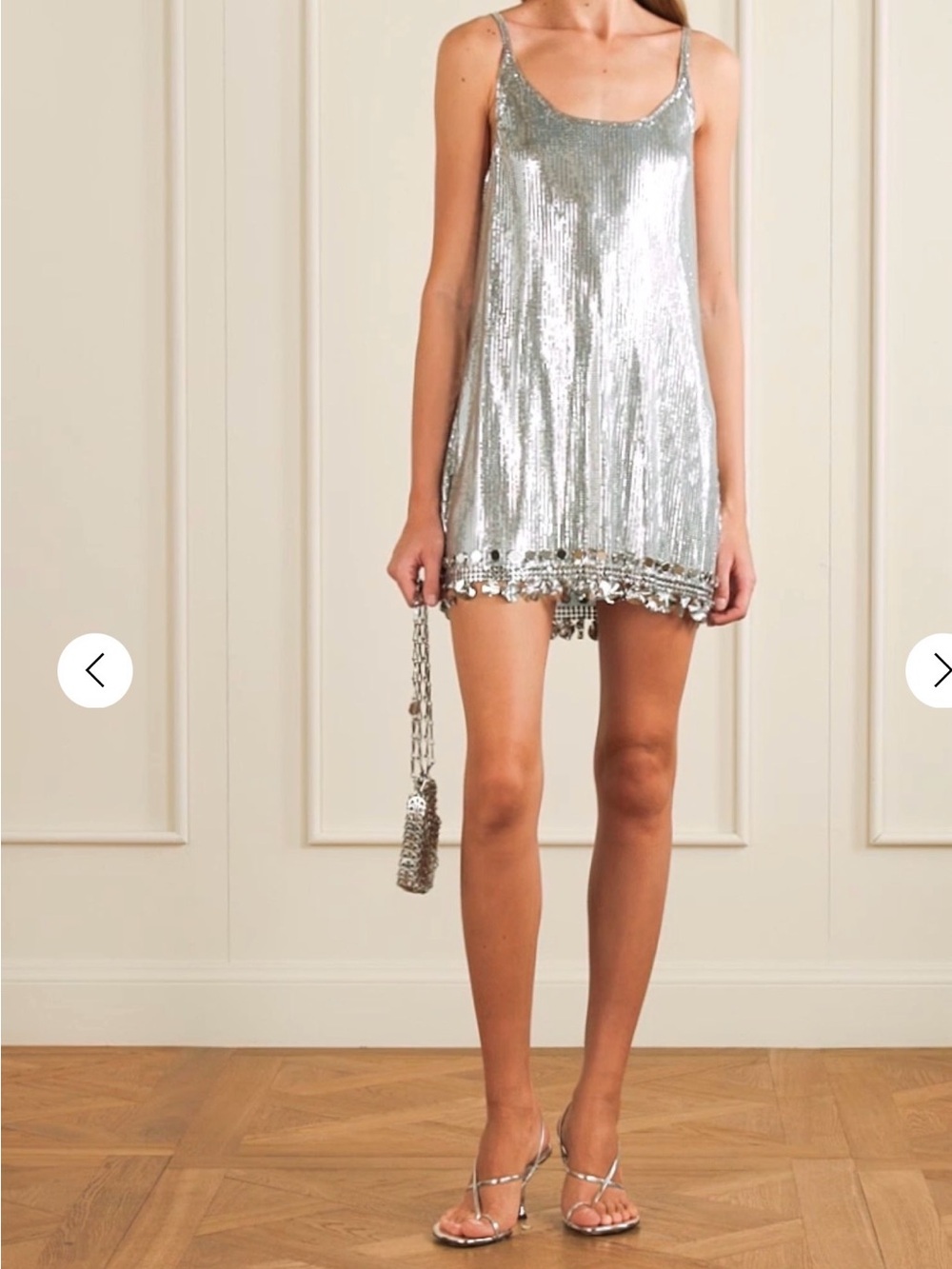 Paco Rabanne silver Chainmail Top